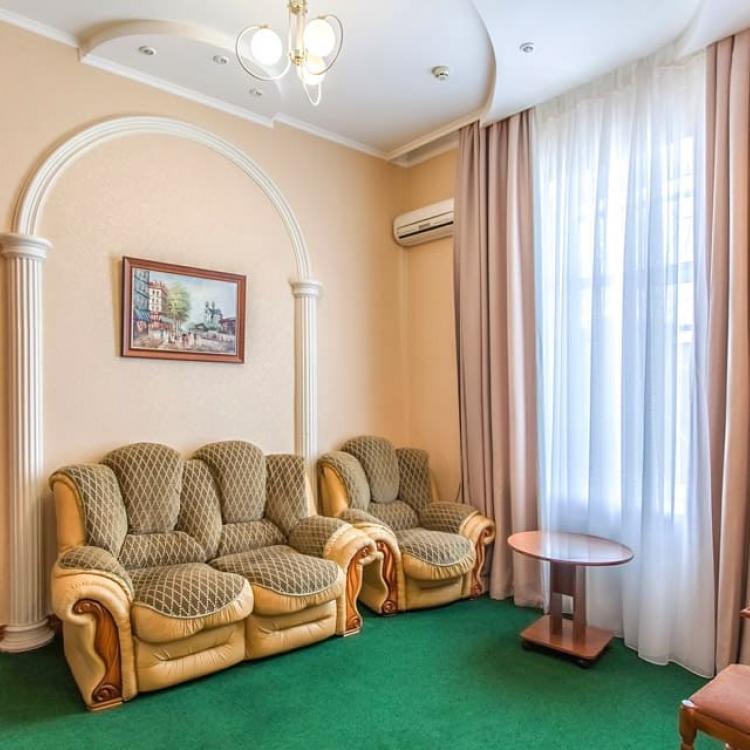 Гостиная 2 местного 2 комнатного 1 категории, Корпус 5 в санатории Лермонтова. Пятигорск